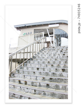フィルム写真　笠島駅　柏崎市　 74935246