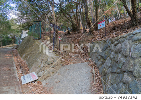 能勢妙見山の登山口（上杉尾根コース） 74937342