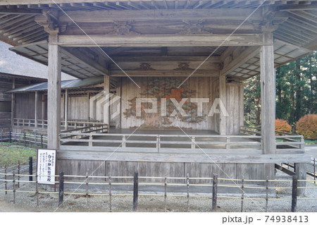 中尊寺野外能楽殿 74938413