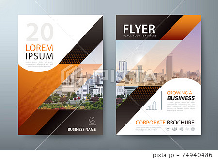 Flyer, Annual report, book cover. 会社案内パンフレット Flyer, Annual report, book cover. 会社案内パンフレット 74940486