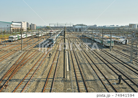 鉄道 JR東日本:東大宮操車場 651系・185系・E257系 鉄道 JR東日本:東大宮操車場 651系・185系・E257系 74941594