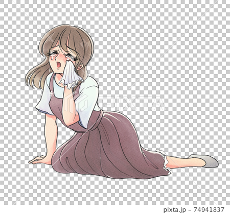 レトロ少女漫画風・悲劇のヒロイン・主婦・保育士 74941837