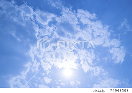 White clouds cumulus floating on blue sky White clouds cumulus floating on blue sky 74943593