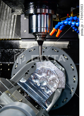 The 5-axis CNC mills machines for design configuration that utilizes a swivel head machine table and flush with the surface metalworking industrial The 5-axis CNC mills machines for design configuration that utilizes a swivel head machine table and flush with the surface metalworking industrial 74945983