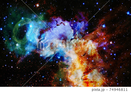Outer space art. Starfield. Elements of this image furnished by NASA. Outer space art. Starfield. Elements of this image furnished by NASA. 74946811