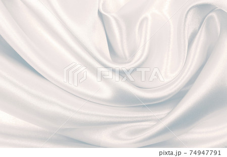 Smooth elegant grey silk or satin luxury cloth as wedding background. Luxurious background design 74947791