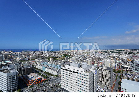 沖縄 那覇市の俯瞰 沖縄 那覇市の俯瞰 74947948