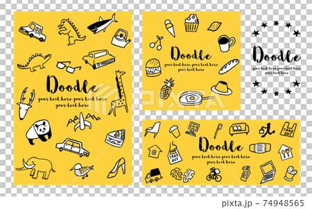 動物和外賣塗鴉設計集02 74948565