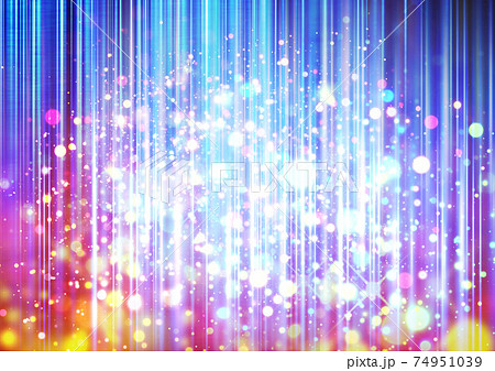 天から降り注ぐ光。抽象背景素材。 74951039