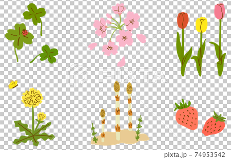 Spring tradition illustration set - Stock Illustration [74953542] - PIXTA