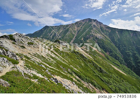 燕岳から大天井岳への稜線 74953836