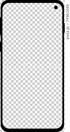 Smartphone silhouette 74961089