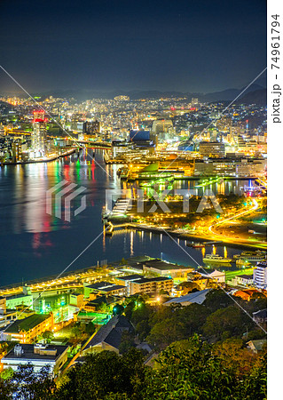 長崎の夜景（鍋冠山） 74961794