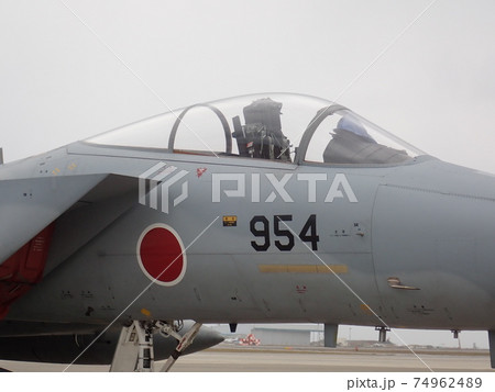 航空自衛隊　F-15　イーグル　那覇空港　沖縄　那覇駐屯地　戦闘機　飛行機　954 74962489