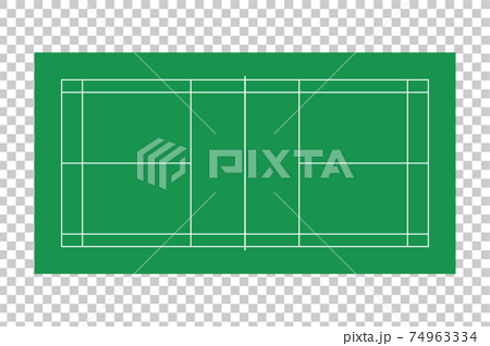 Badminton court - Stock Illustration [74963334] - PIXTA