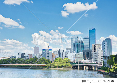 【大阪府】9月・天満橋からの眺め 74963436