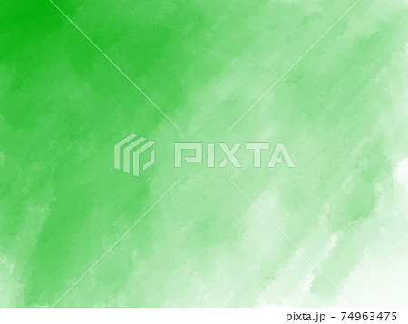 シンプルなグラデーションの水彩背景 緑色 イラスト素材のイラスト素材