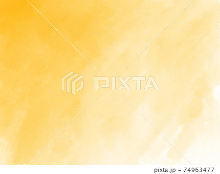 シンプルなグラデーションの水彩背景 黄色 イラスト素材のイラスト素材