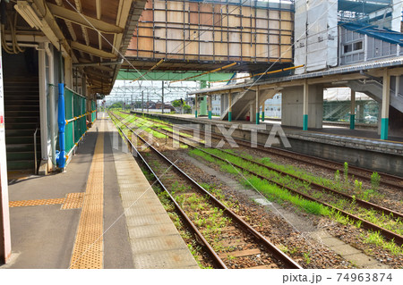 新潟　JR吉田駅構内 74963874