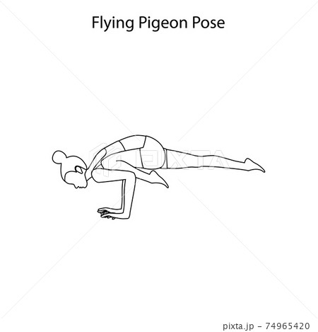 3 Steps to Flying Baby Pigeon Pose — YOGABYCANDACE