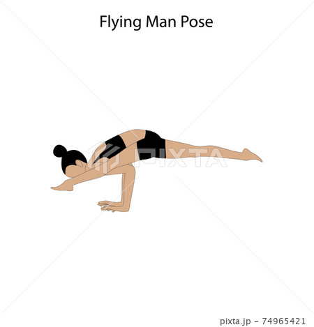 Yoga Pose: Revolved Flying Man | Pocket Yoga