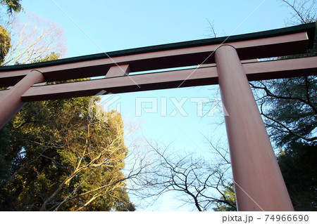 千葉県の香取神宮にお正月初詣（令和3年） 74966690