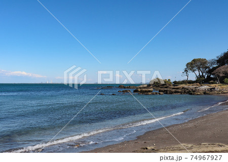 観音崎海水浴場(神奈川県横須賀市) 観音崎海水浴場(神奈川県横須賀市) 74967927