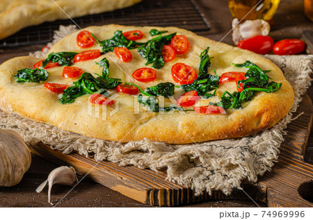 Homemade focaccia simple Homemade focaccia simple 74969996