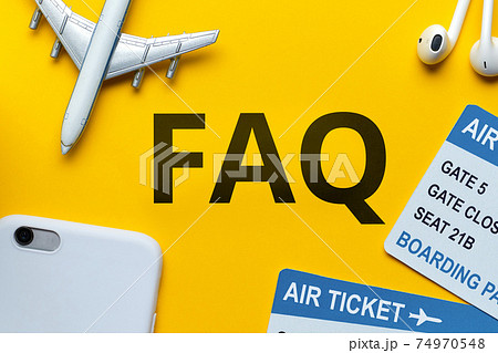 Concept FAQ on the main issues on the topic of traveling 74970548