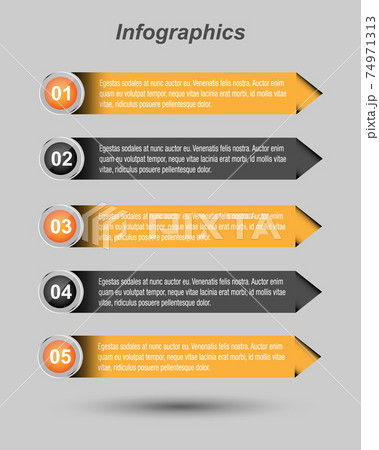 Infographics banners for web layout. 74971313