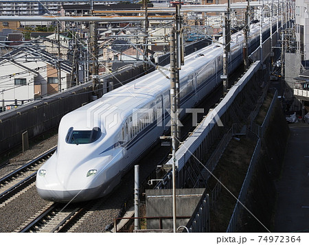 新幹線N700S　J12編成試運転　山科付近にて 74972364