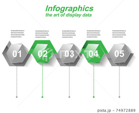 Infographic display  template. Idea to display information, ranking and statistics. 74972889