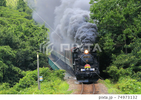 夏の磐越西線SL 夏の磐越西線SL 74973132