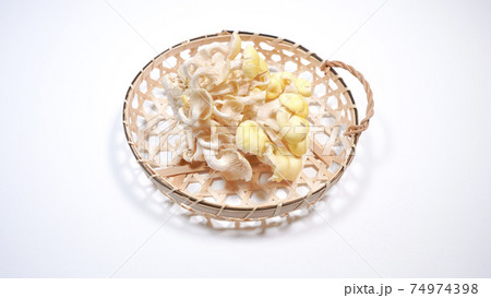 新鮮なたもぎ茸　白背景 74974398