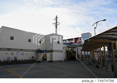小田急江ノ島線 高座渋谷駅 西口改札口 人がいない 小田急江ノ島線 高座渋谷駅 西口改札口 人がいない 74974798