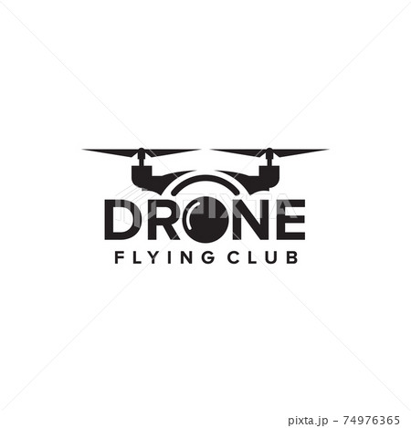 Drone flying club logo design template Drone flying club logo design template 74976365