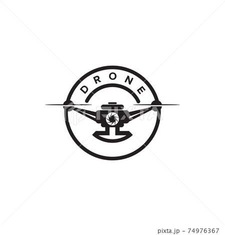 Drone flying club logo design template Drone flying club logo design template 74976367