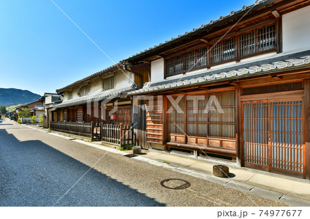 東海道　関宿の町並み 74977677
