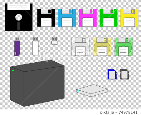 色々な記憶媒体_various_memory 色々な記憶媒体_various_memory 74978141