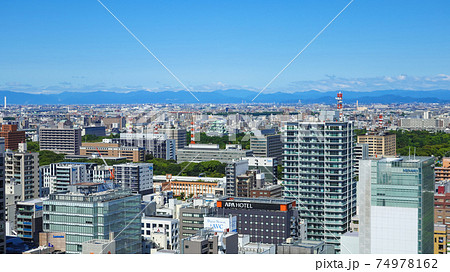 テレビ塔、展望台からの眺望〈愛知県名古屋市〉 テレビ塔、展望台からの眺望〈愛知県名古屋市〉 74978162