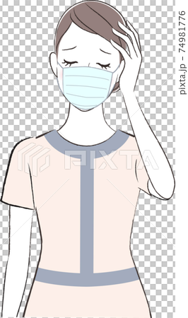 Headache esthetician mask 74981776