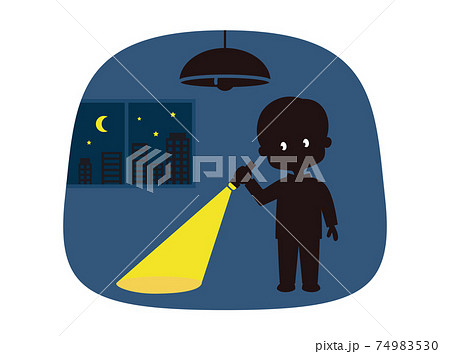 停電のイラスト 74983530