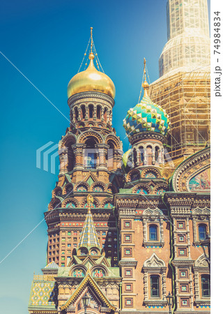 Church of the savior on spilled blood, St Petersburg, Russia 74984834