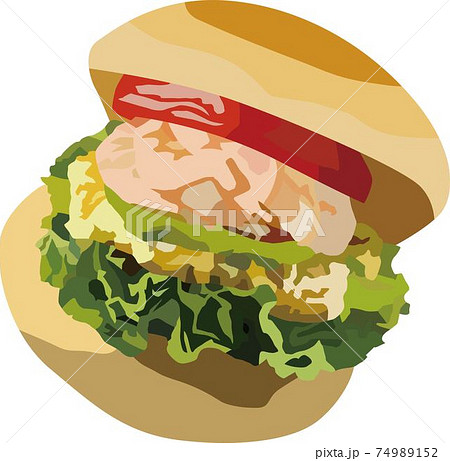 海老カツバーガー 海老カツバーガー 74989152