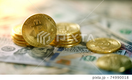 ドルとビットコイン イメージ ドルとビットコイン イメージ 74990018