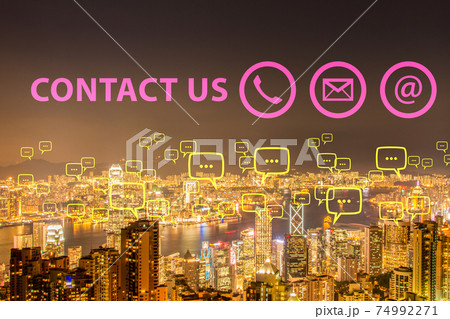 Communication concept with key contact means Communication concept with key contact means 74992271