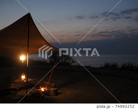 沿岸焚火ソロキャンプ 沿岸焚火ソロキャンプ 74993252