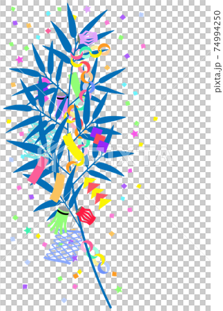 七夕の笹飾りのイラスト 七夕の笹飾りのイラスト 74994250