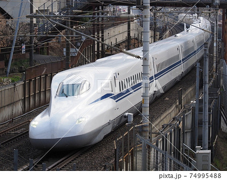 新幹線N700S J12編成試運転 山科付近にて 新幹線N700S J12編成試運転 山科付近にて 74995488