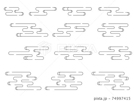 和風の雲【エ霞】 74997415